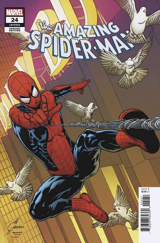 AMAZING SPIDER-MAN #24 ALEX ROSS MARVELS 25TH VARIANT