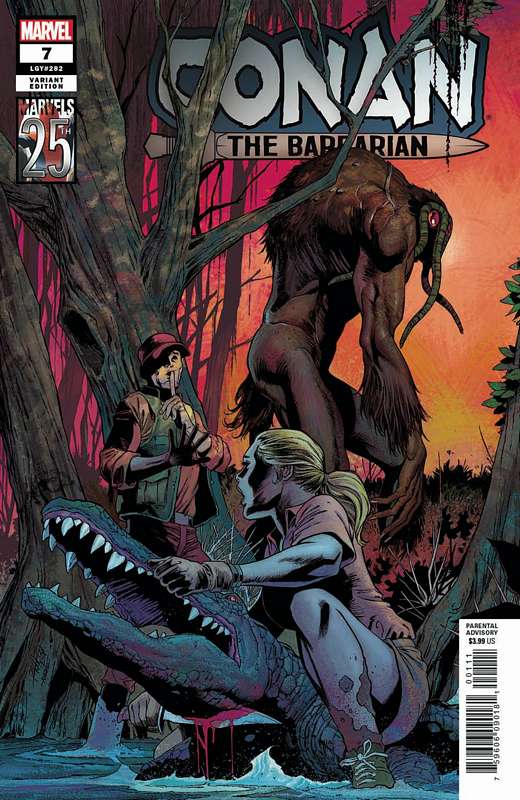 CONAN THE BARBARIAN #7 PACHECO MARVELS 25TH ANNIVERSARY VARIANT