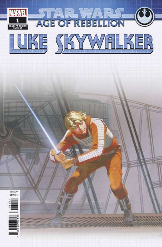 STAR WARS AOR LUKE SKYWALKER #1 CONCEPT VARIANT