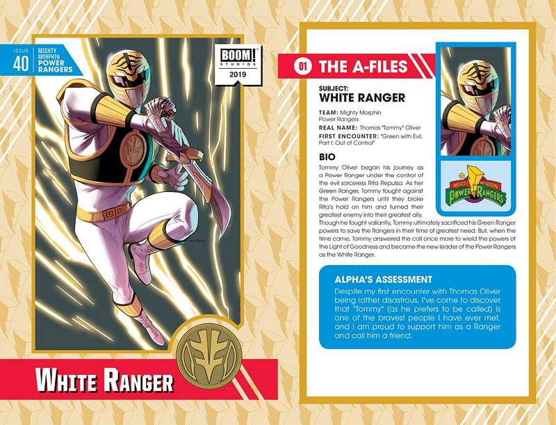 MIGHTY MORPHIN POWER RANGERS #40 1:25 ANKA VARIANT