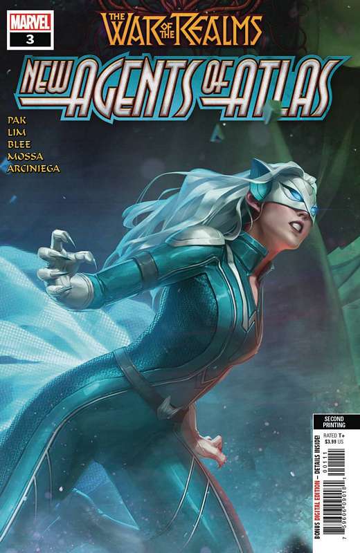 WAR OF REALMS NEW AGENTS OF ATLAS #3 (OF 4) 2ND PTG VARIANT