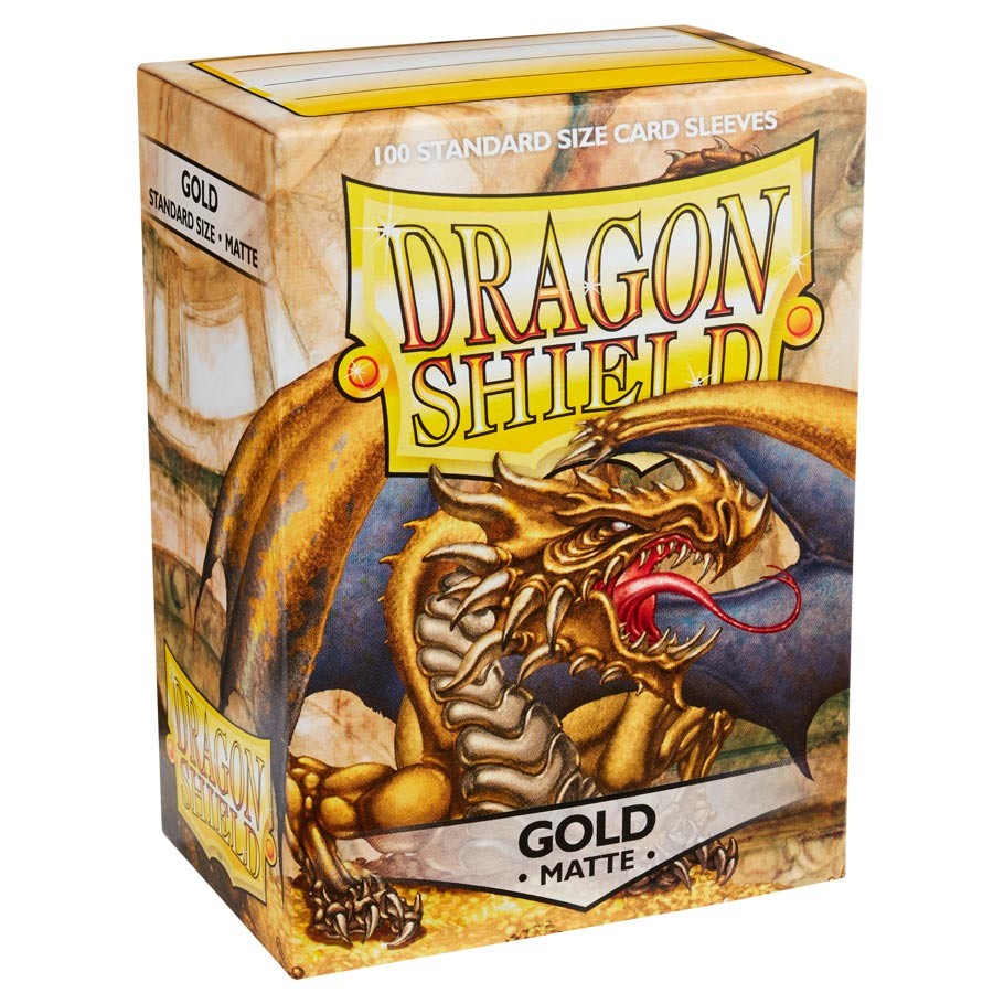 Dragon Shield Gold Matte 100 ct