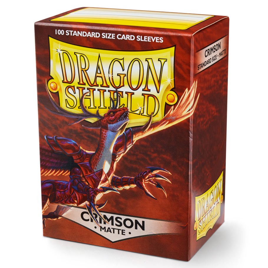 Dragons Shield Crimson Matte 100 ct