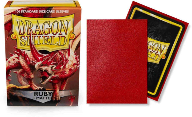 DRAGON SHIELD RUBY MATTE 100