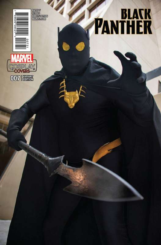 NOW BLACK PANTHER #7 1:15 COSPLAY VARIANT