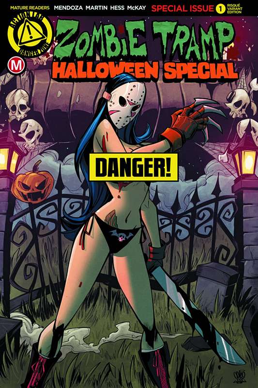 ZOMBIE TRAMP HALLOWEEN 2016 SP CVR D RISQUE SLASHER VARIANT (MR)