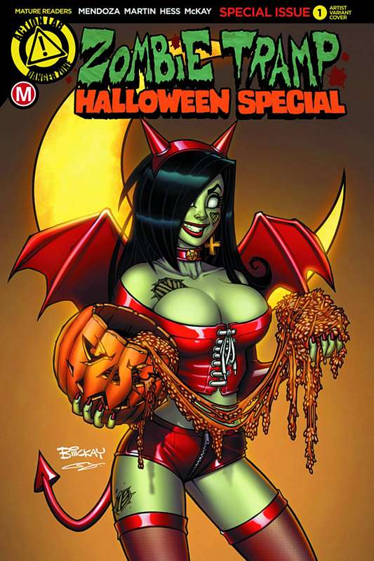 ZOMBIE TRAMP HALLOWEEN 2016 SP CVR E MCKAY RISQUE VARIANT (MR)