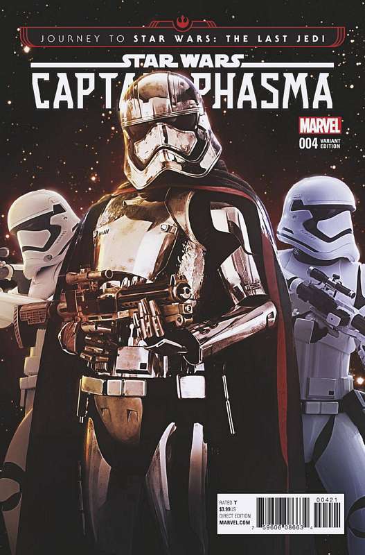 JOURNEY STAR WARS LAST JEDI CAPT PHASMA #4 (OF 4) 1:15 MOVIE VARIANT