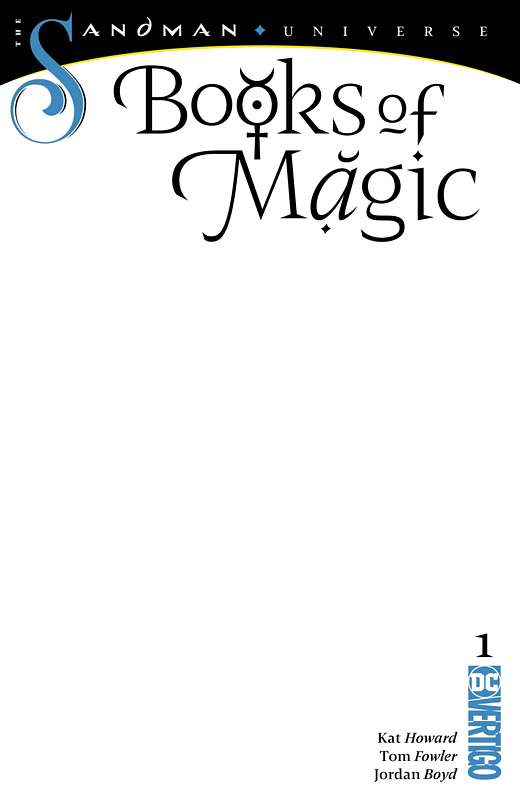 BOOKS OF MAGIC #1 BLANK VARIANT ED (MR)