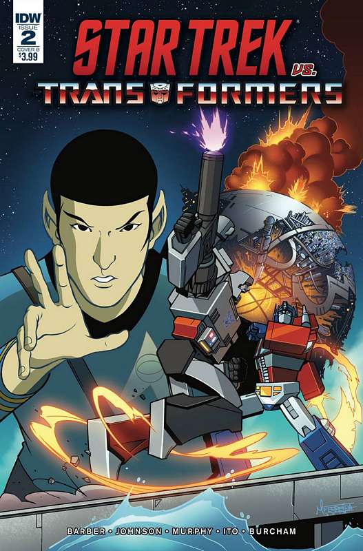 STAR TREK VS TRANSFORMERS #2 (OF 4) CVR B FERREIRA