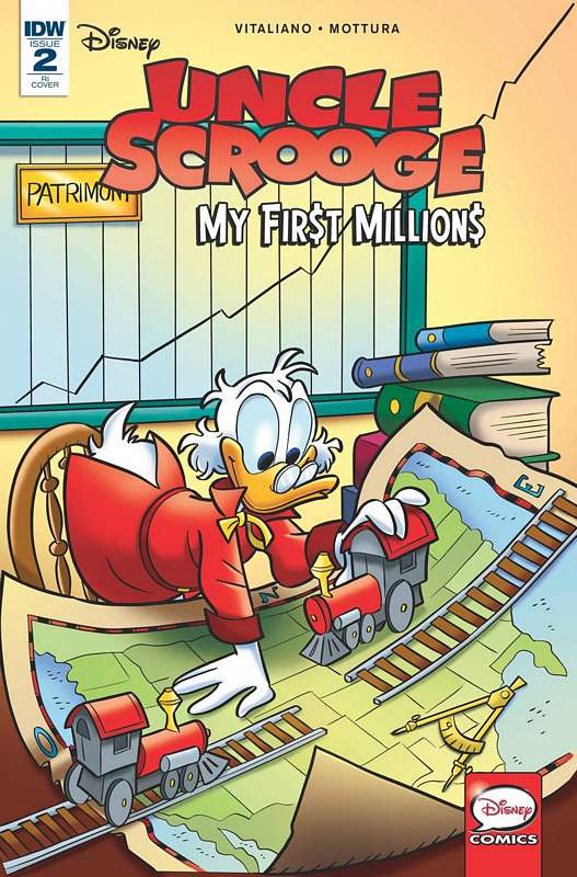 UNCLE SCROOGE MY FIRST MILLIONS #2 (OF 4) 1:10 GERVASIO VARIANT