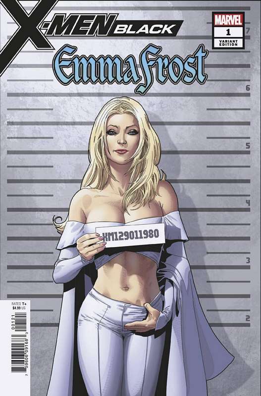 X-MEN BLACK EMMA FROST #1 LARROCA MUGSHOT VARIANT