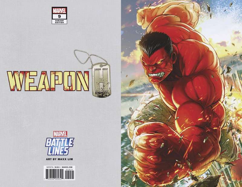 WEAPON H #8 SUJIN JO MARVEL BATTLE LINES VARIANT