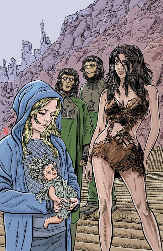 PLANET OF THE APES TIME OF MAN #1 VIRGIN ALLRED VARIANT