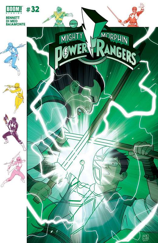 MIGHTY MORPHIN POWER RANGERS #32 SUBSCRIPTION GIBSON VARIANT SG