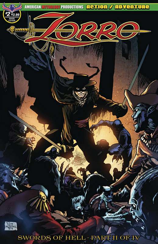 ZORRO SWORDS OF HELL #4 MARTINEZ MAIN CVR