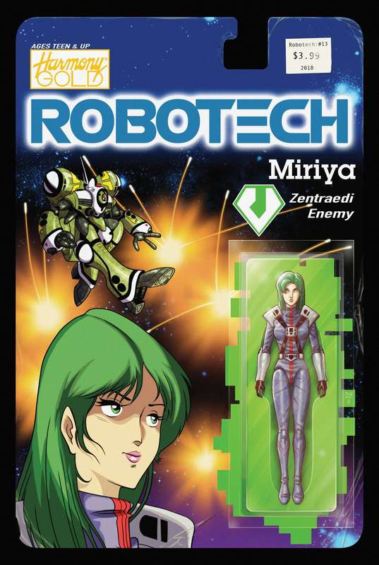 ROBOTECH #13 CVR B ACTION FIGURE VARIANT