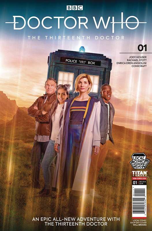 LCSD 2018 DOCTOR WHO 13TH DOCTOR #1 VARIANT SET