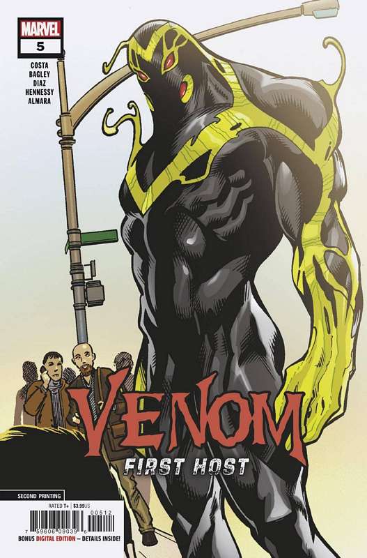 VENOM FIRST HOST #5 (OF 5) 2ND PTG BAGLEY VARIANT