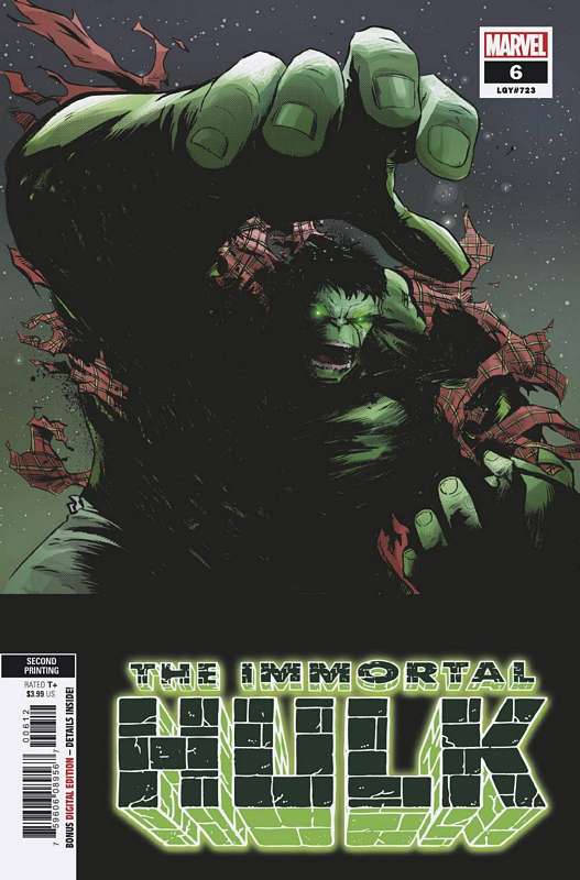 IMMORTAL HULK #6 2ND PTG GARBETT VARIANT