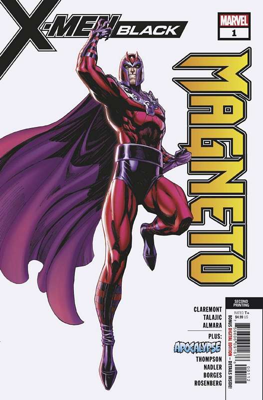 X-MEN BLACK MAGNETO #1 2ND PTG J SCOTT CAMPBELL VARIANT