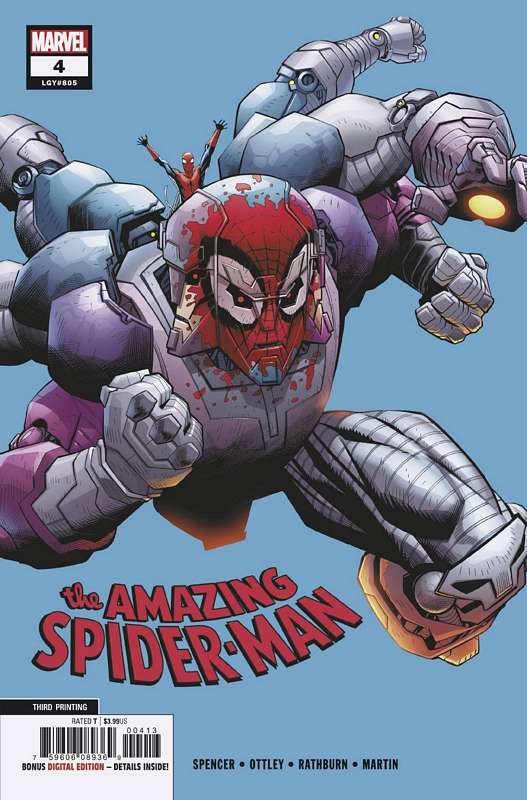 AMAZING SPIDER-MAN #4 3RD PTG OTTLEY VARIANT