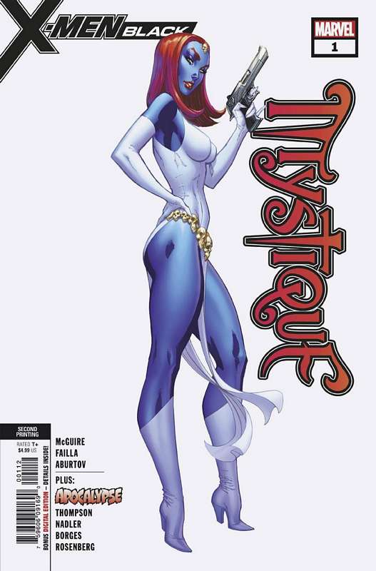 X-MEN BLACK MYSTIQUE #1 2ND PTG FAILLA VARIANT