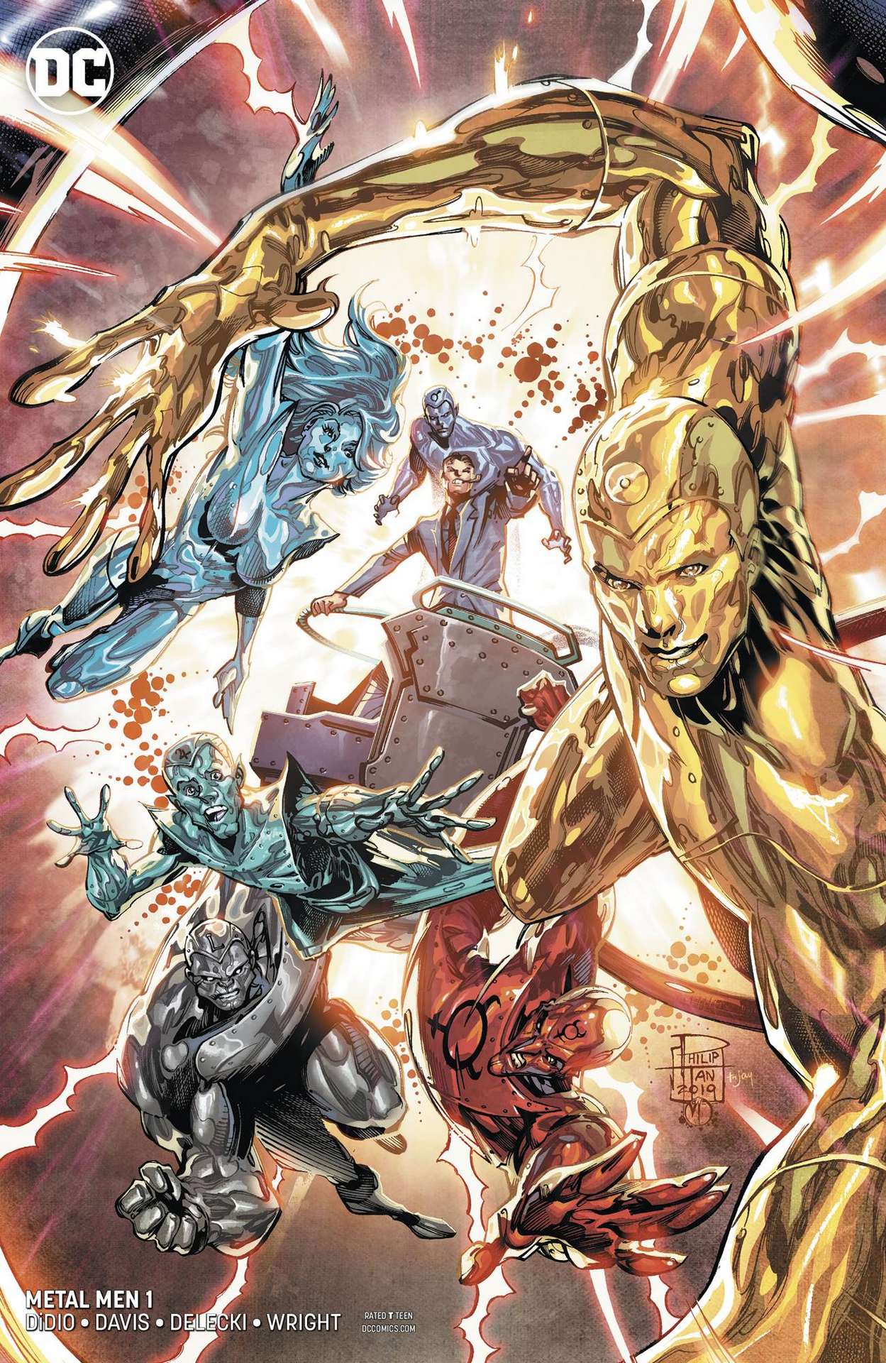 METAL MEN #1 (OF 12) VARIANT ED