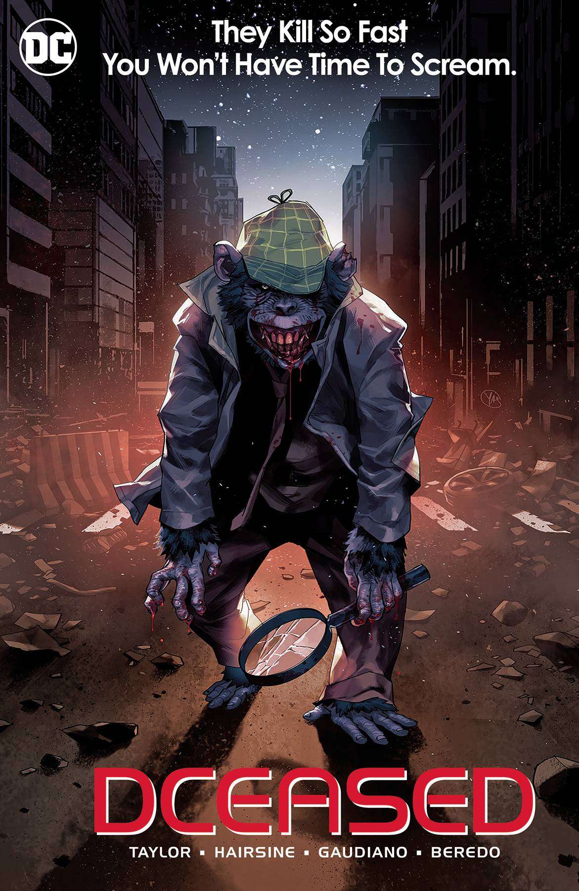 DCEASED #6 (OF 6) CARD STOCK HORROR VARIANT ED