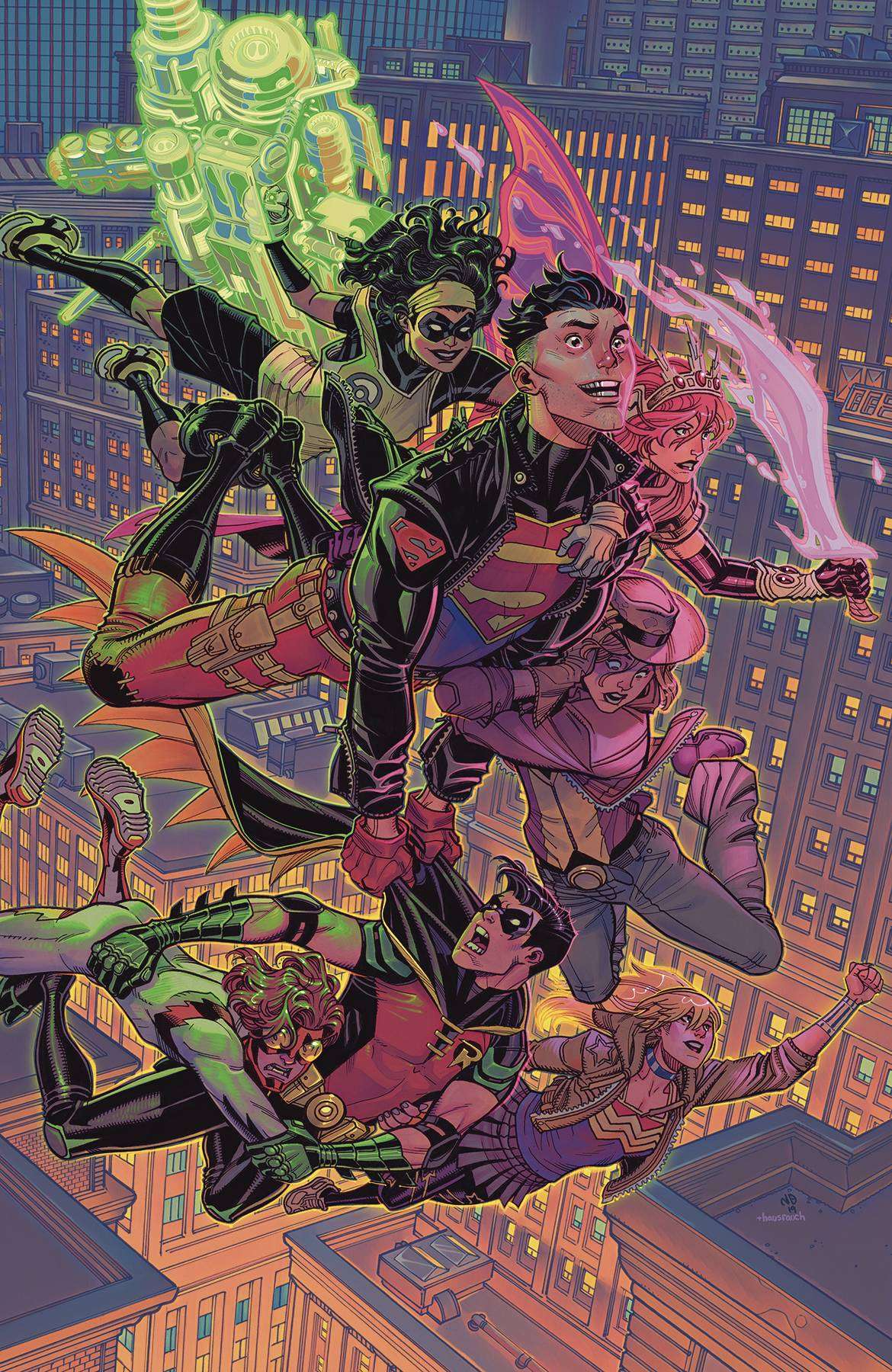 YOUNG JUSTICE #9 CARD STOCK VARIANT ED