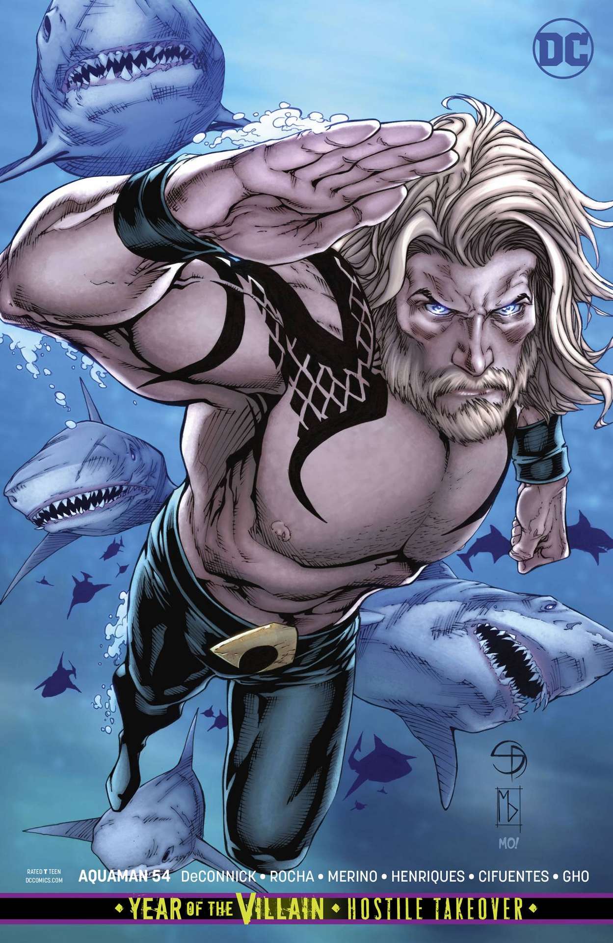 AQUAMAN #54 CARD STOCK VARIANT ED YOTV