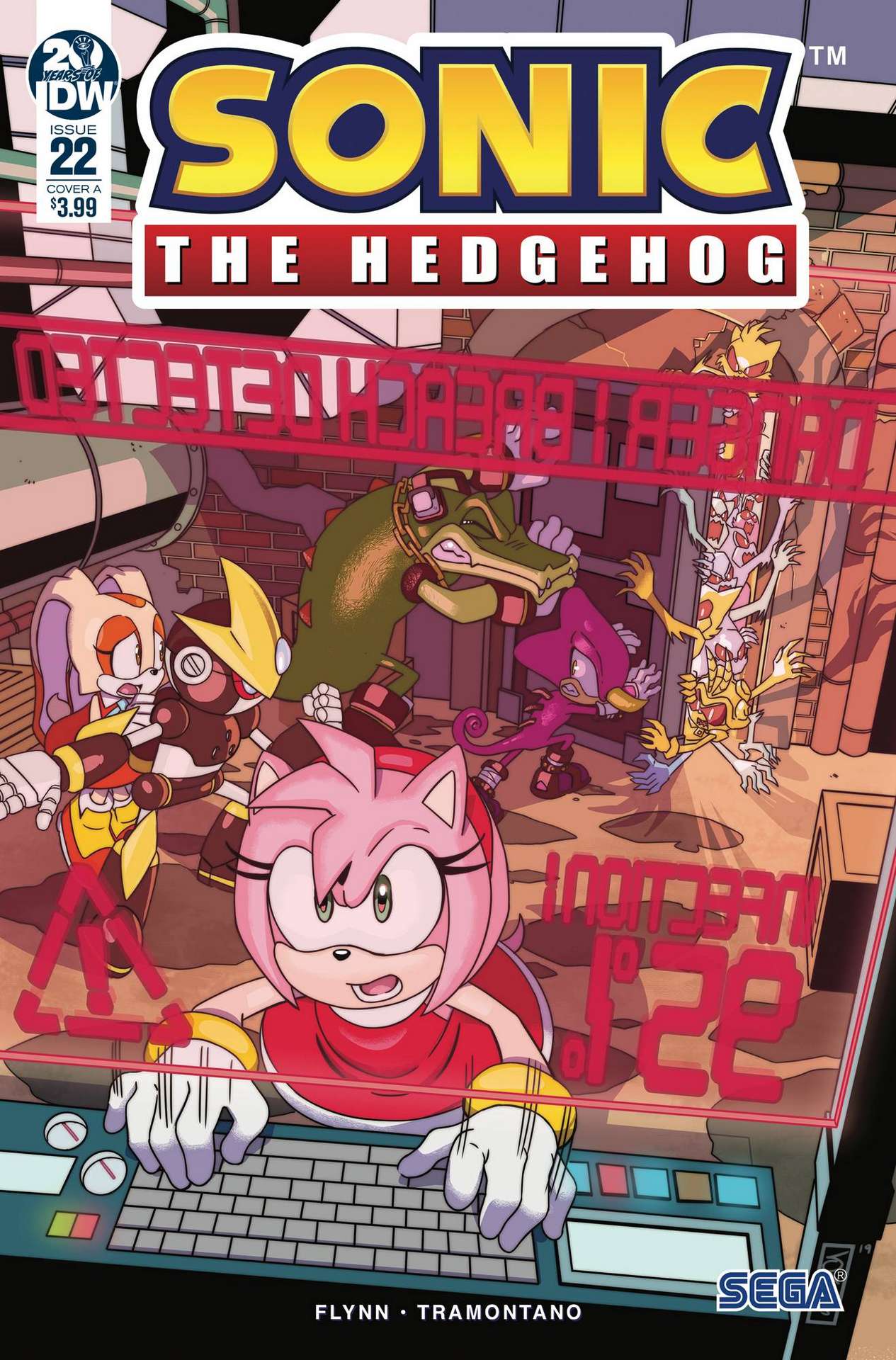 SONIC THE HEDGEHOG #22 CVR A JAMPOLE