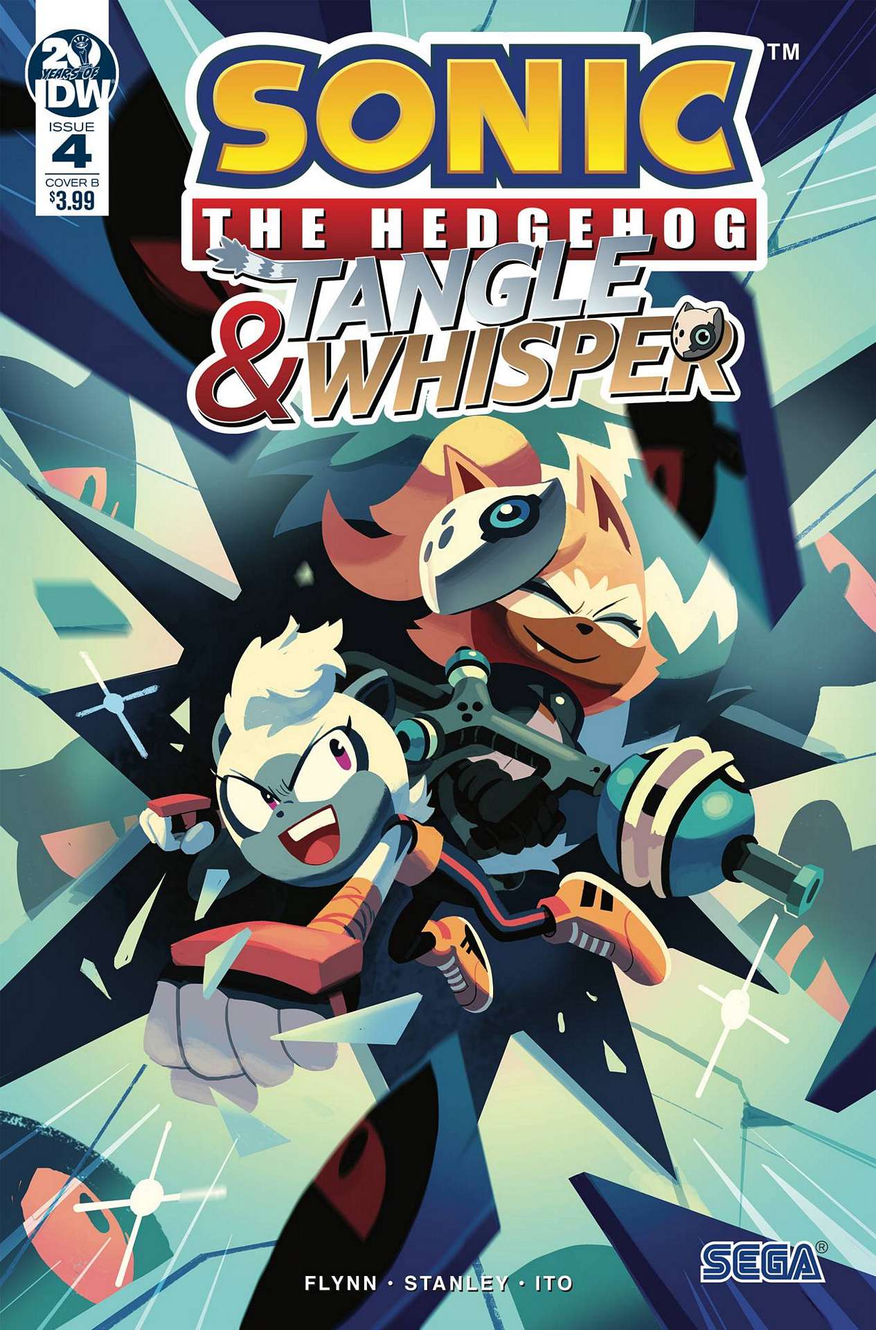 SONIC THE HEDGEHOG TANGLE & WHISPER #4 (OF 4) CVR B FOURDRAINE