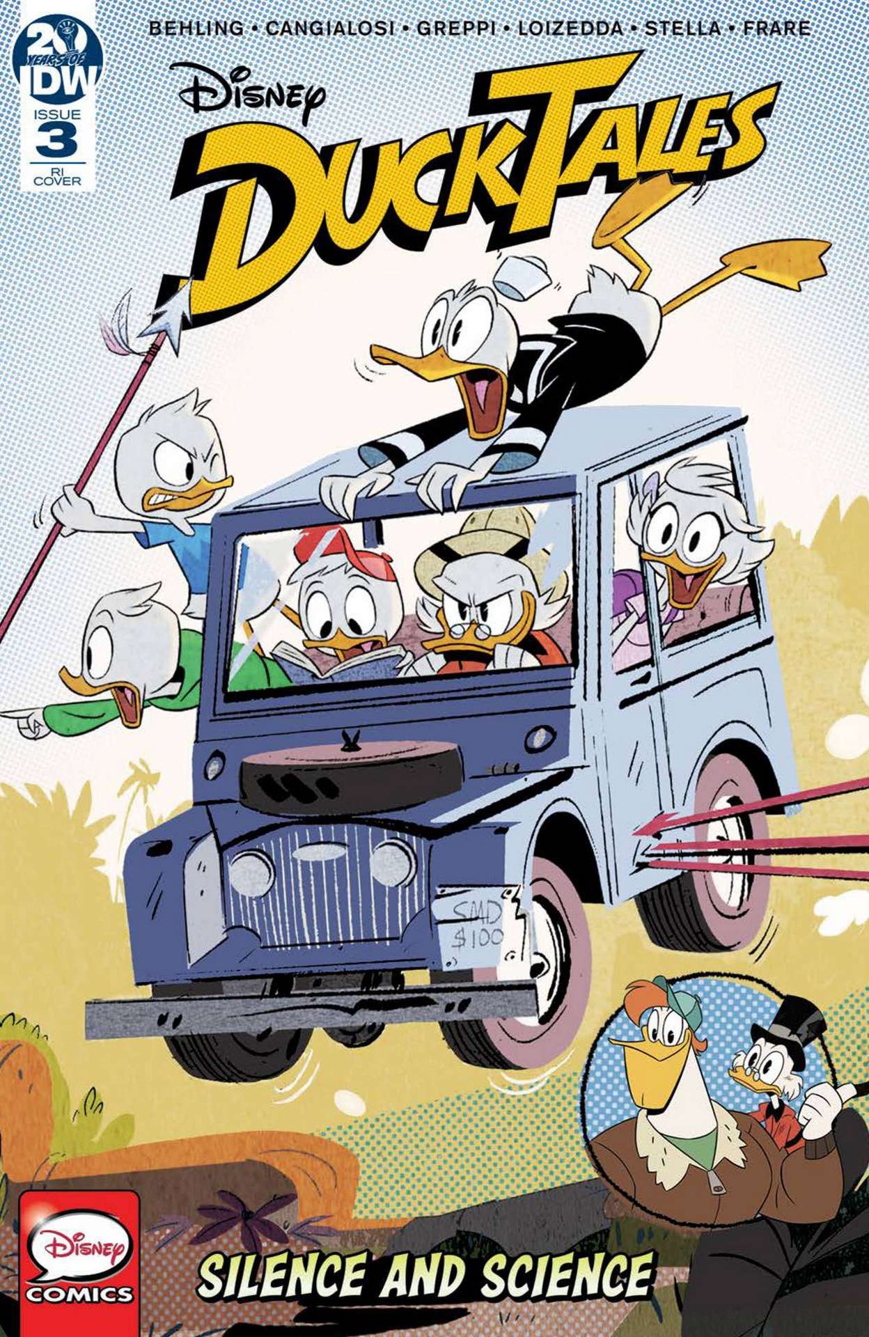 DUCKTALES SILENCE & SCIENCE #3 (OF 3) 1:10 DUCKTALES CREATIVE TEAM VARIANT