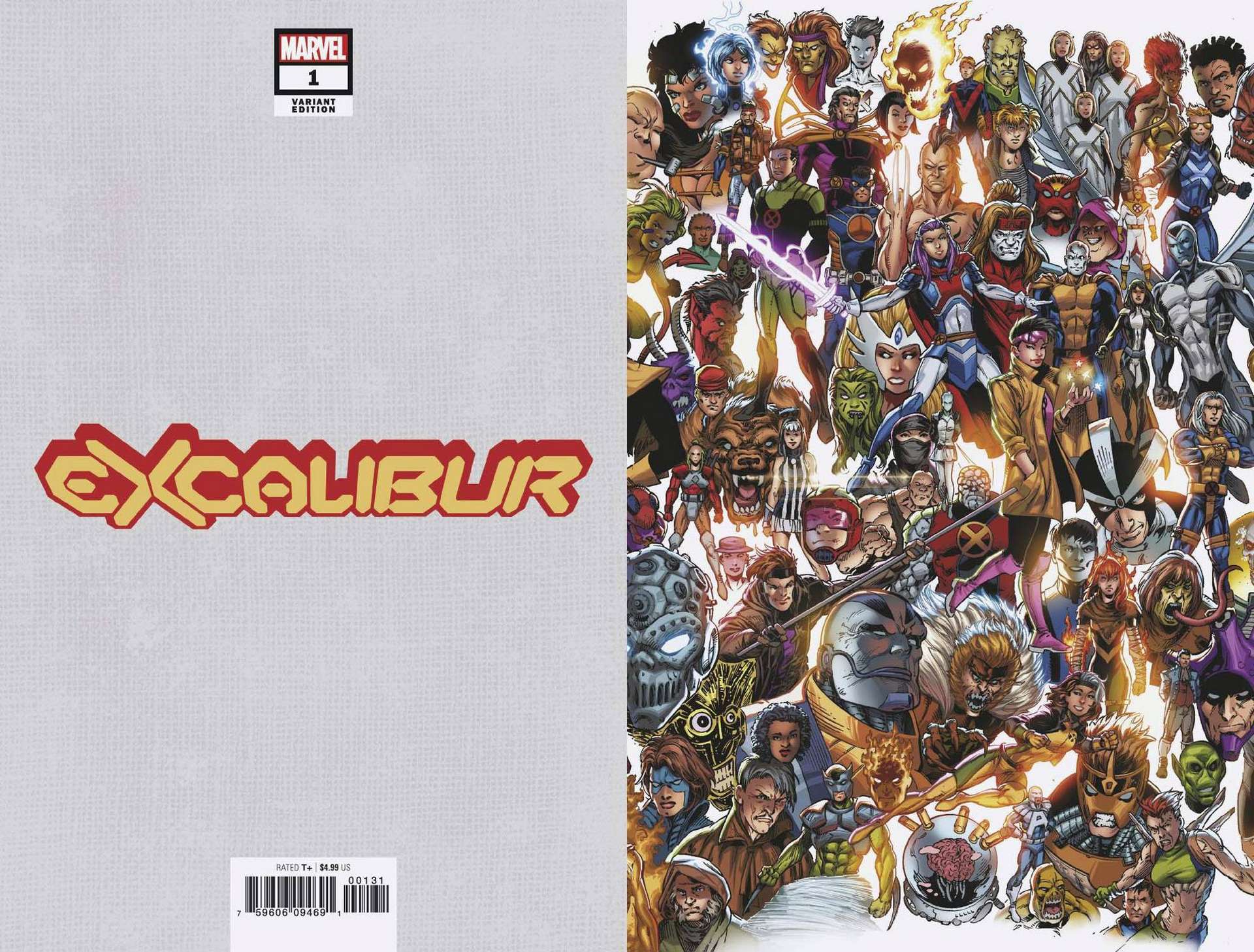 EXCALIBUR #1 BAGLEY EVERY MUTANT EVER VARIANT DX