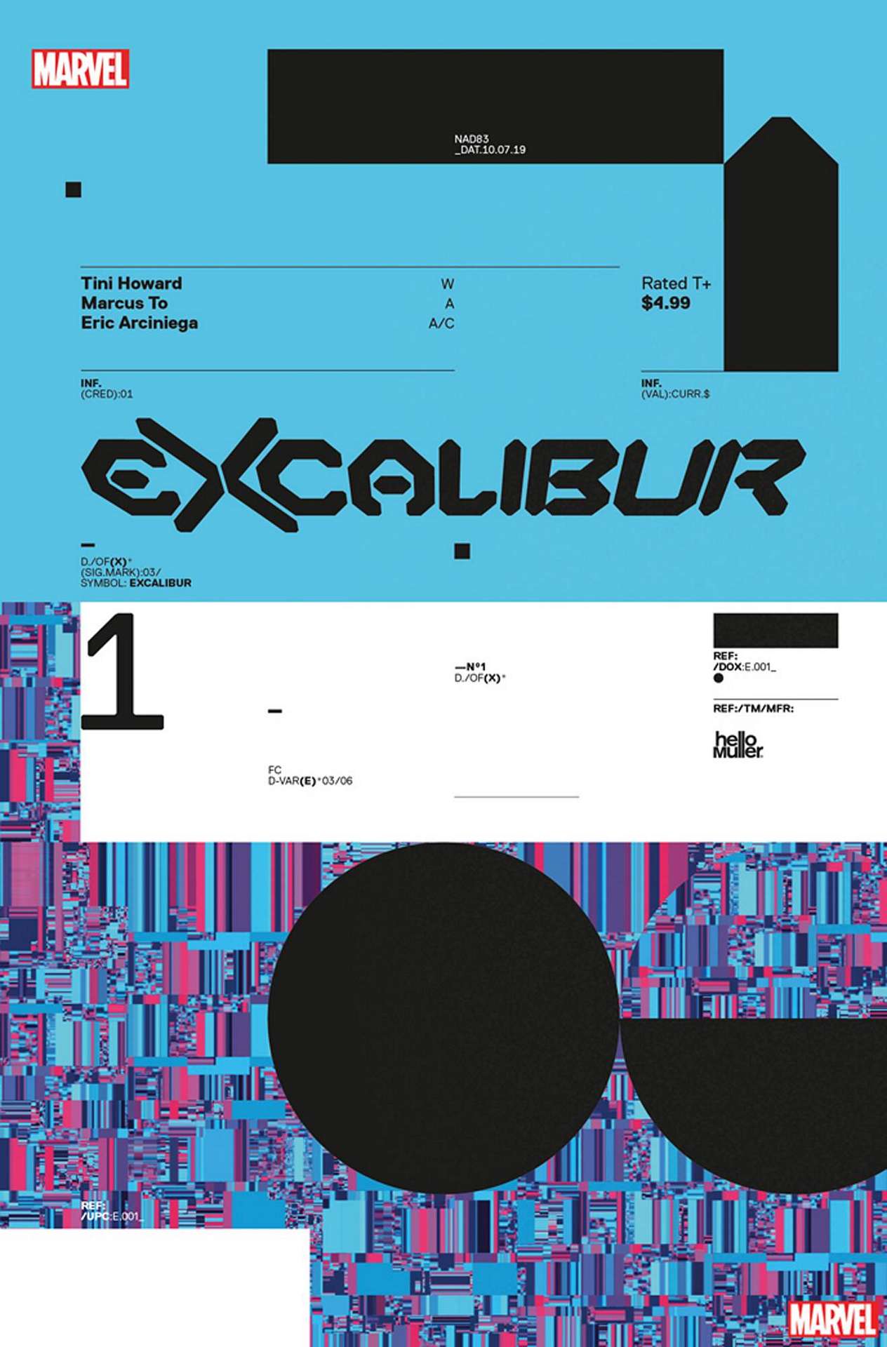 EXCALIBUR #1 HICKMAN MULLER DESIGN VARIANT DX