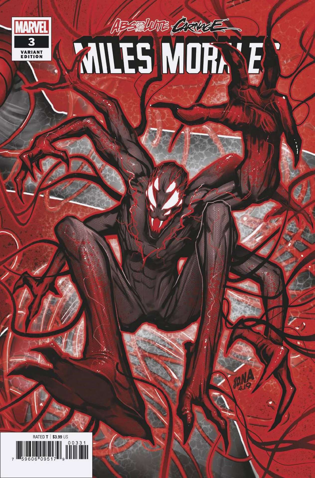 ABSOLUTE CARNAGE MILES MORALES #3 (OF 3) NAKAYAMA CONNECTING VARIANT AC