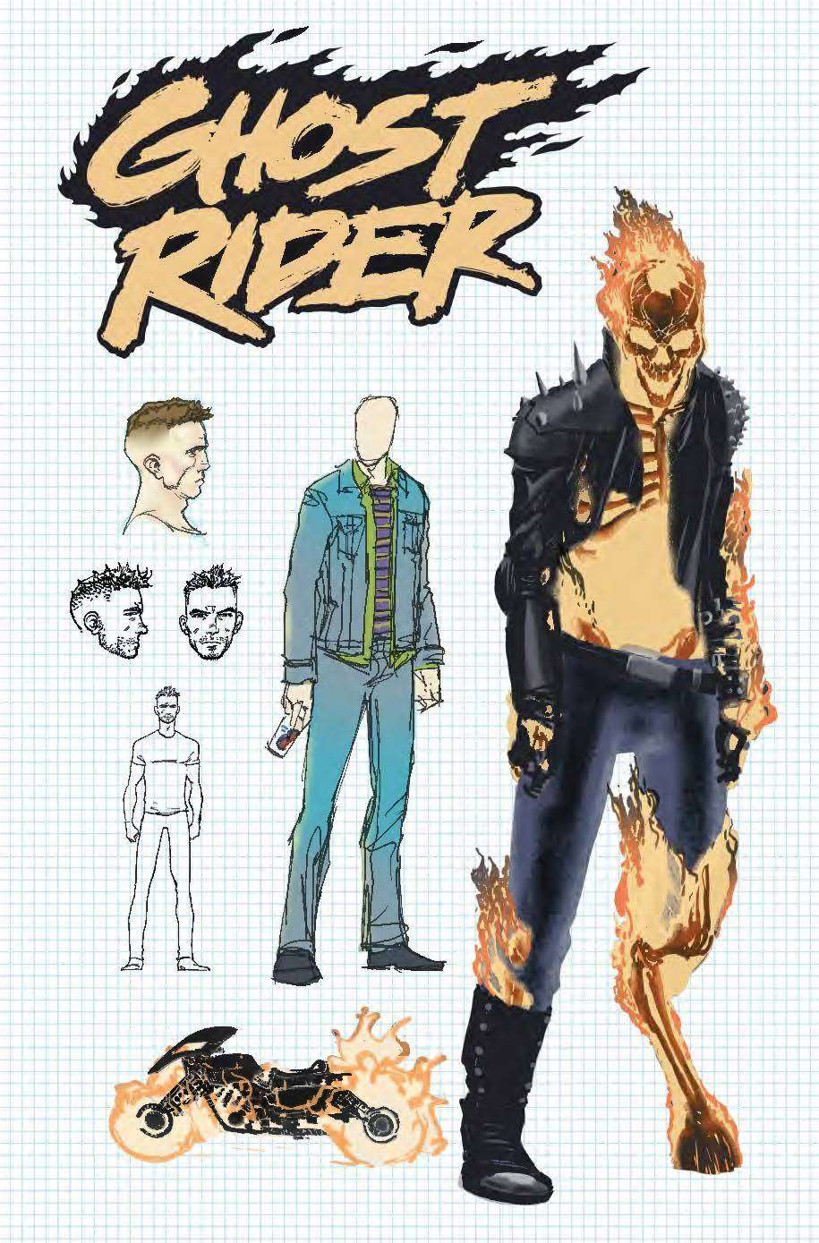 GHOST RIDER #1 1:10 KUDER DESIGN VARIANT