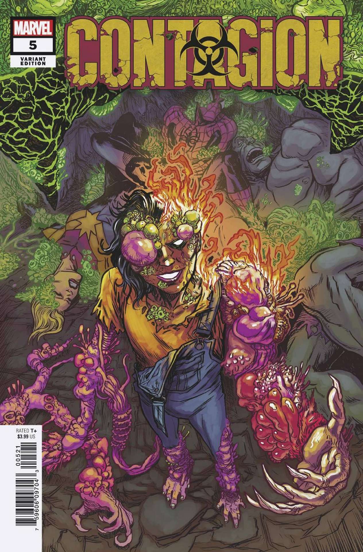 CONTAGION #5 (OF 5) BROWNE VARIANT