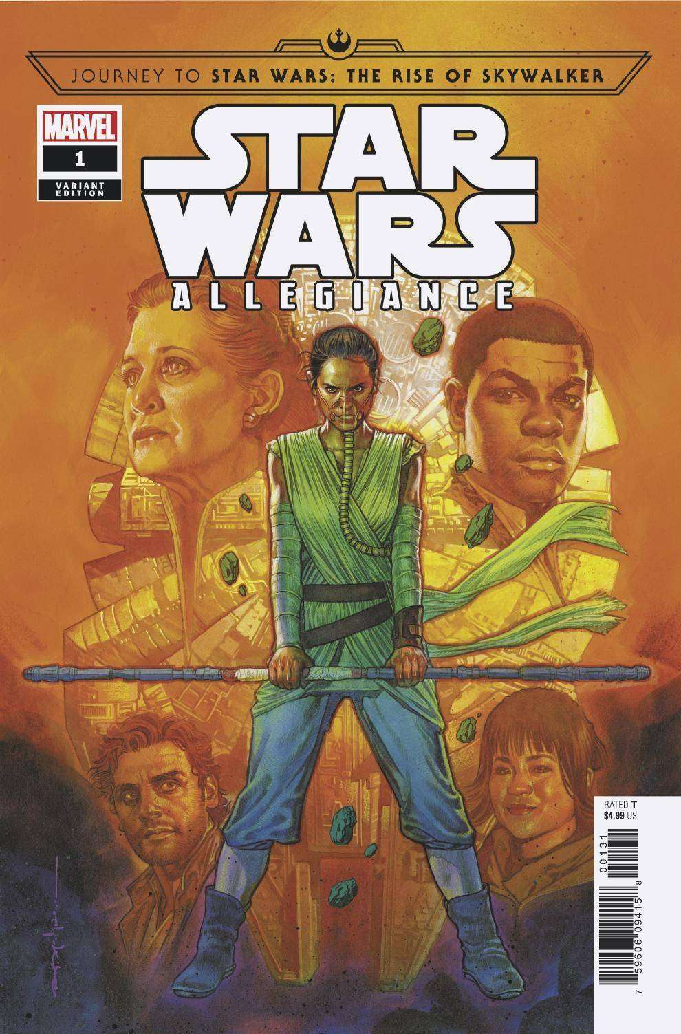 JOURNEY STAR WARS RISE SKYWALKER ALLEGIANCE #1 STELFREEZE VARIANT