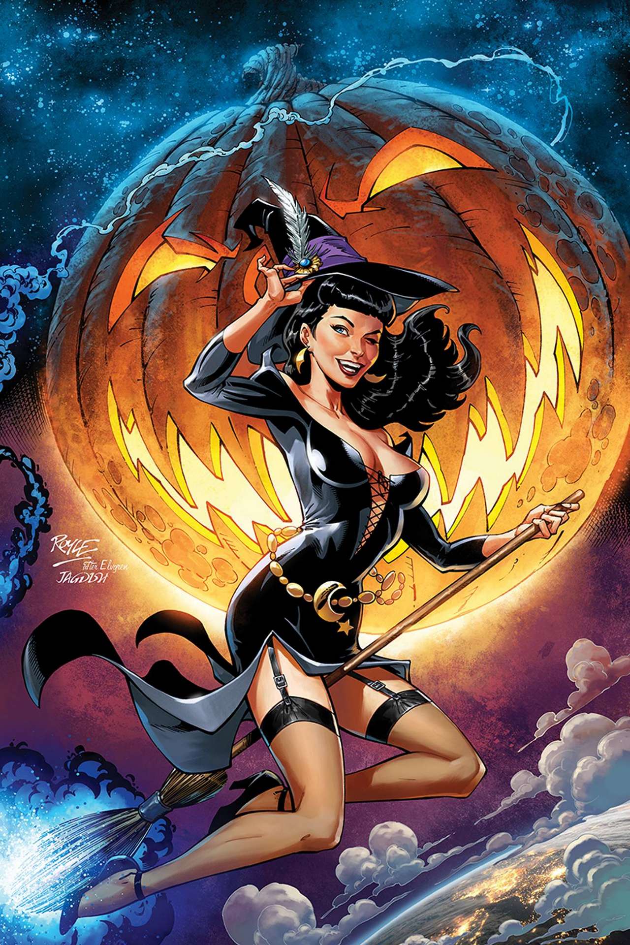 BETTIE PAGE HALLOWEEN SPECIAL ONE SHOT 1:10 ROYLE VIRGIN VARIANT