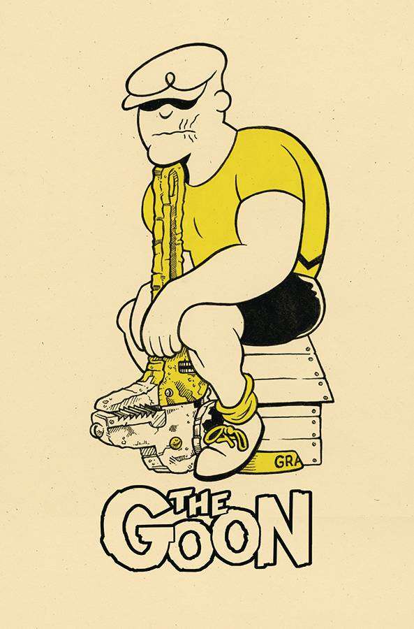 GOON #7 ROB JONES CARDSTOCK VARIANT CVR