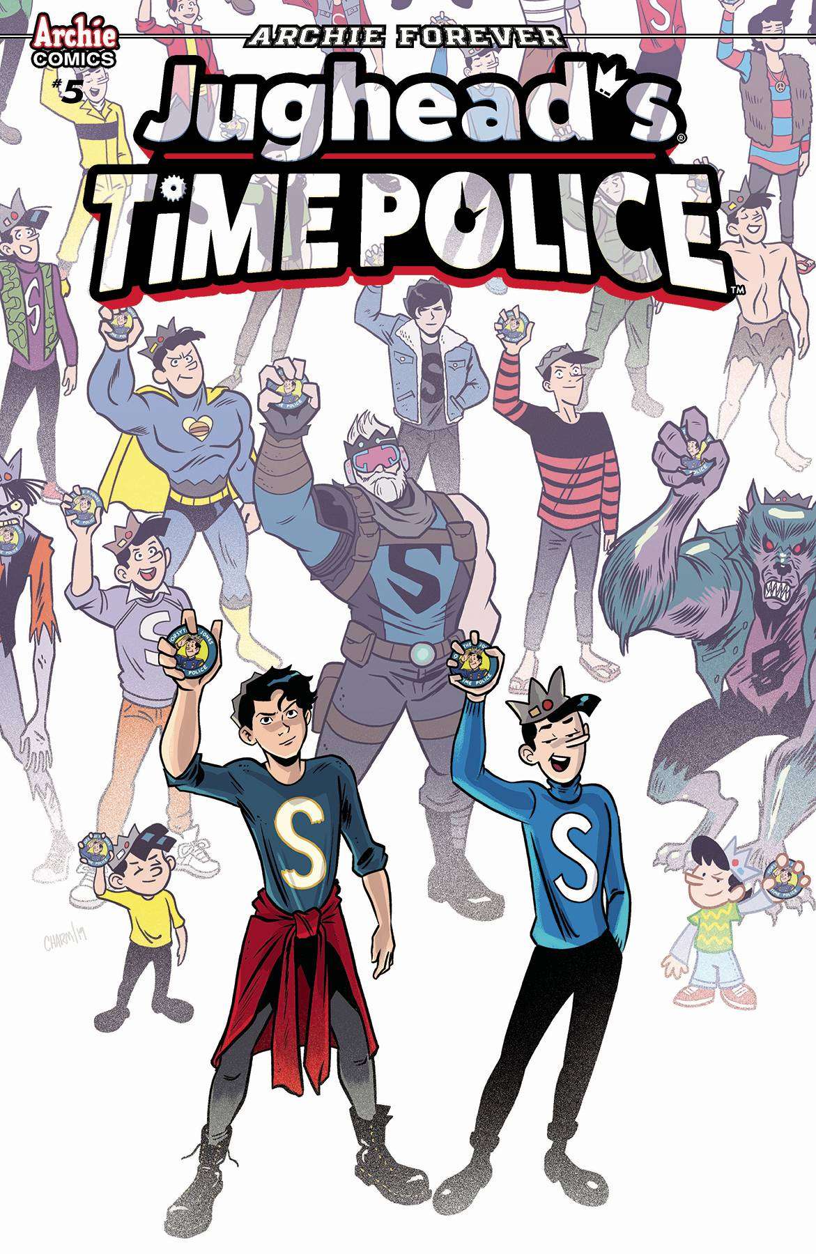 JUGHEAD TIME POLICE #5 (OF 5) CVR A CHARM