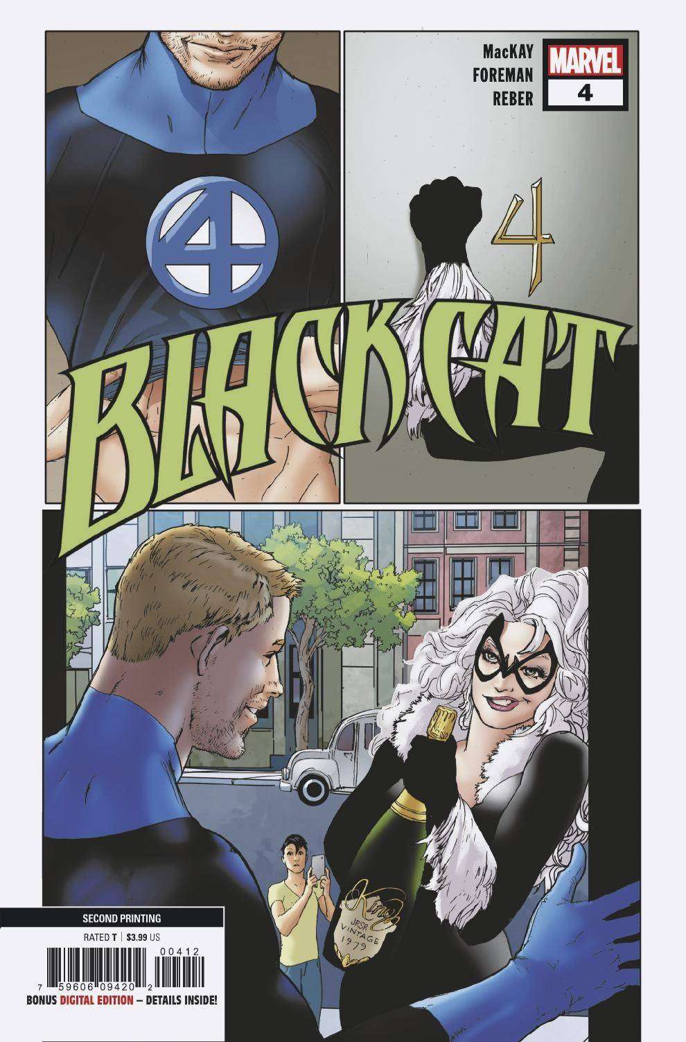 BLACK CAT #4 2ND PTG VARIANT