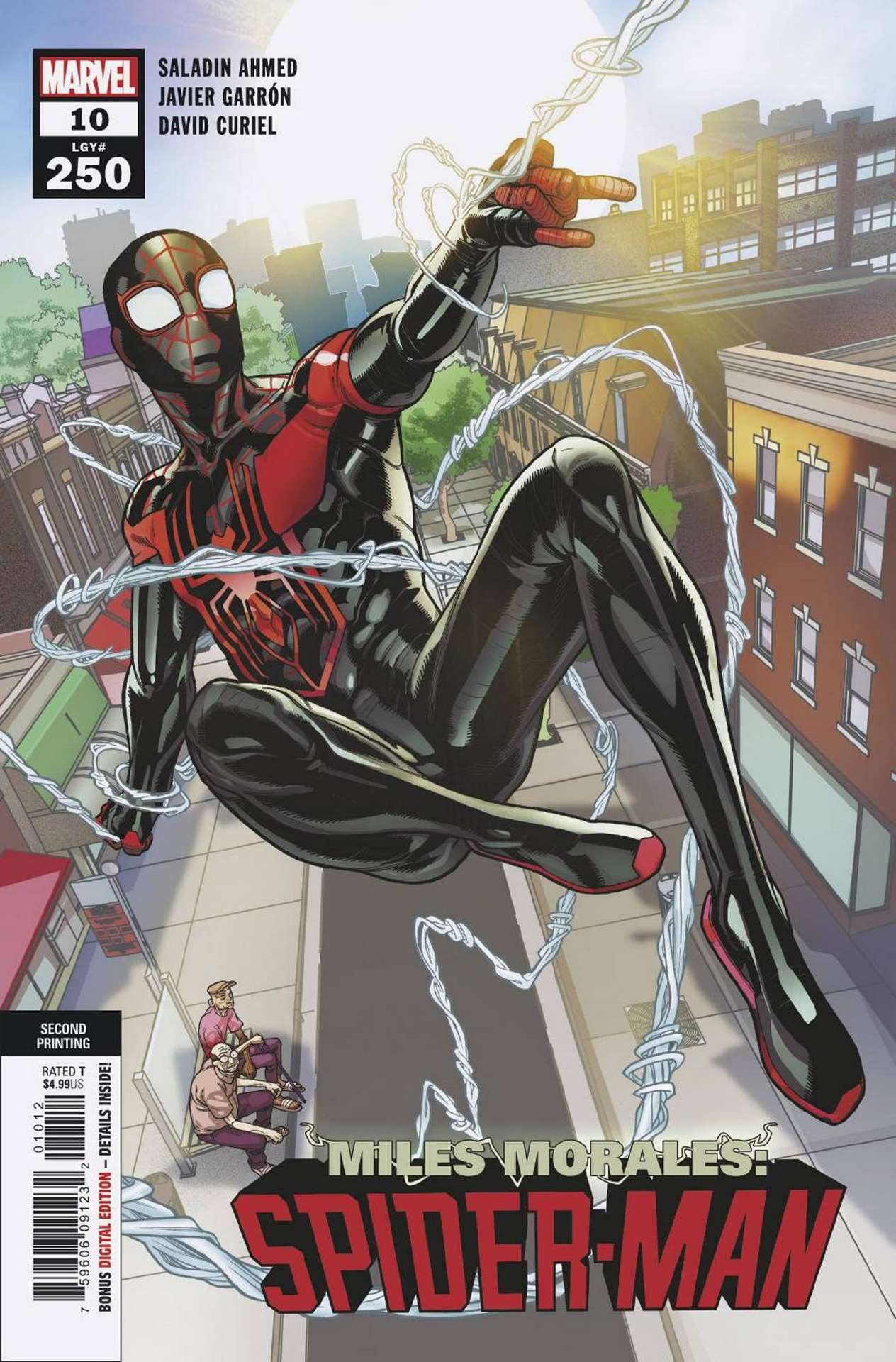 MILES MORALES SPIDER-MAN #10 2ND PTG GARRON VARIANT