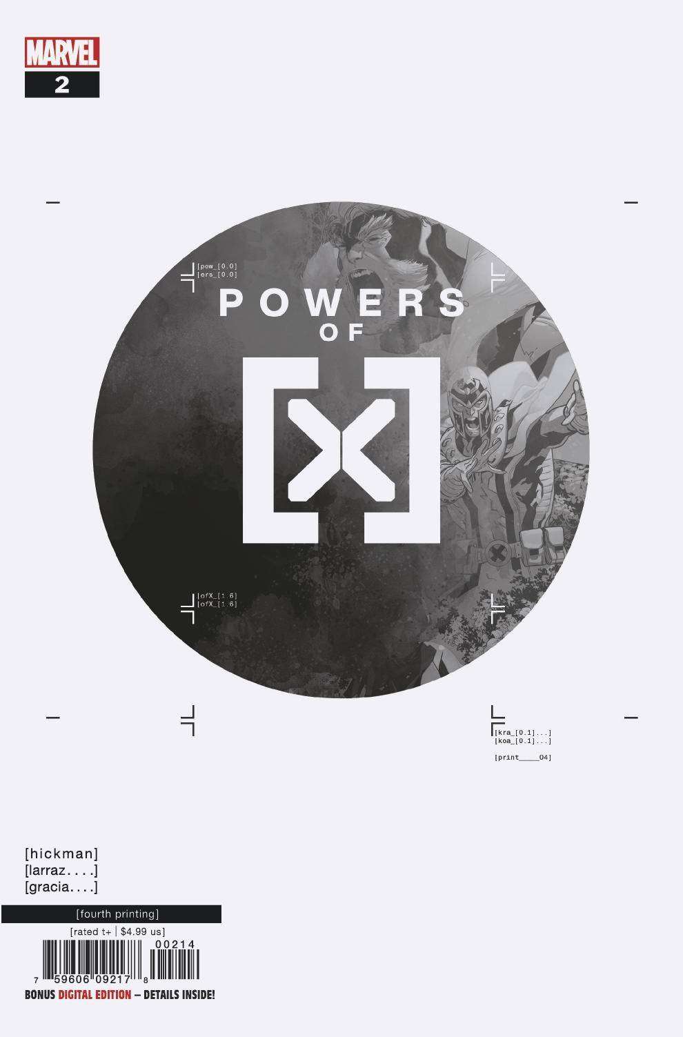 POWERS OF X #2 (OF 6) 4TH PTG SILVA VARIANT