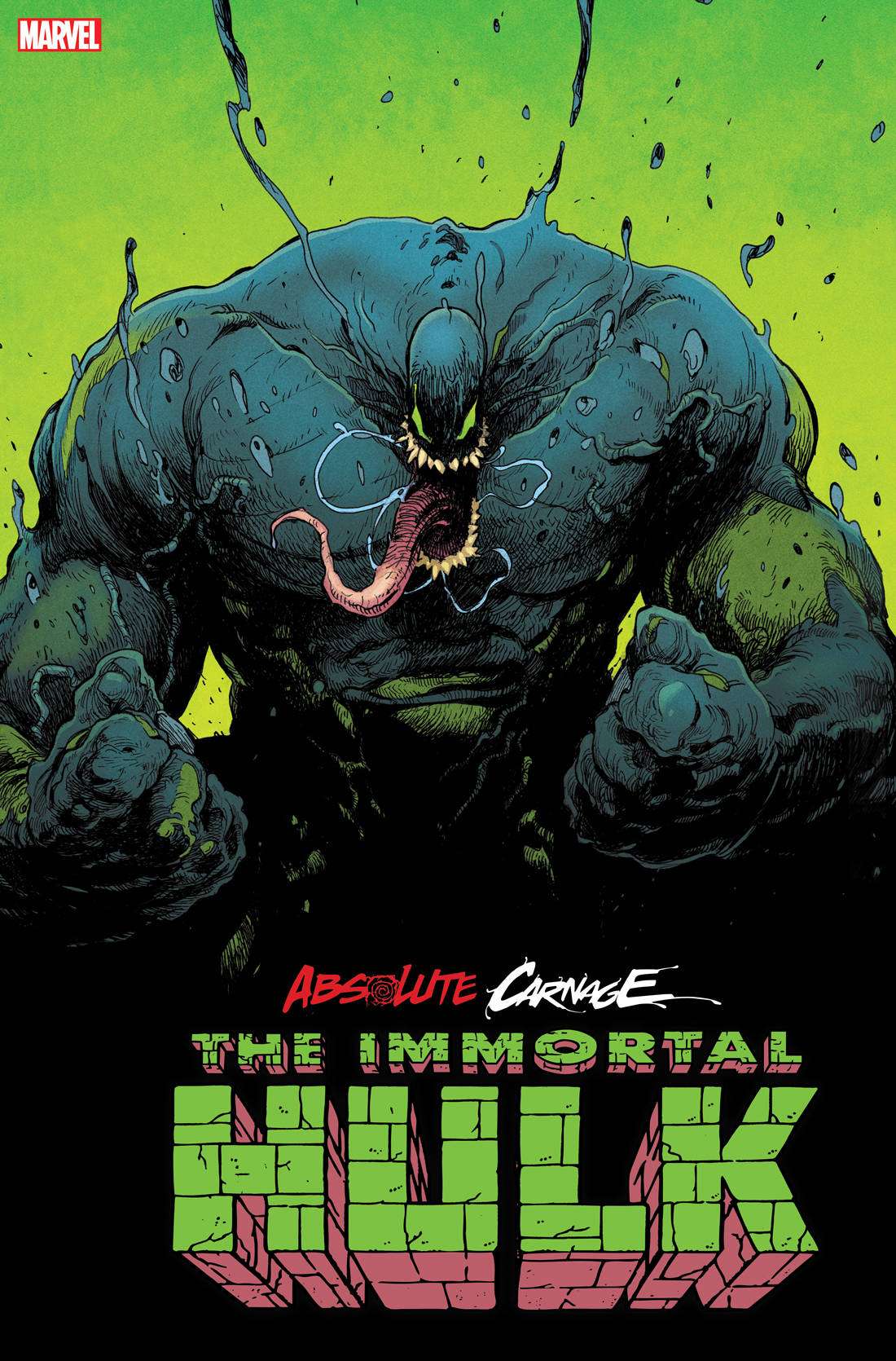 ABSOLUTE CARNAGE IMMORTAL HULK #1 2ND PTG ANDRADE VARIANT