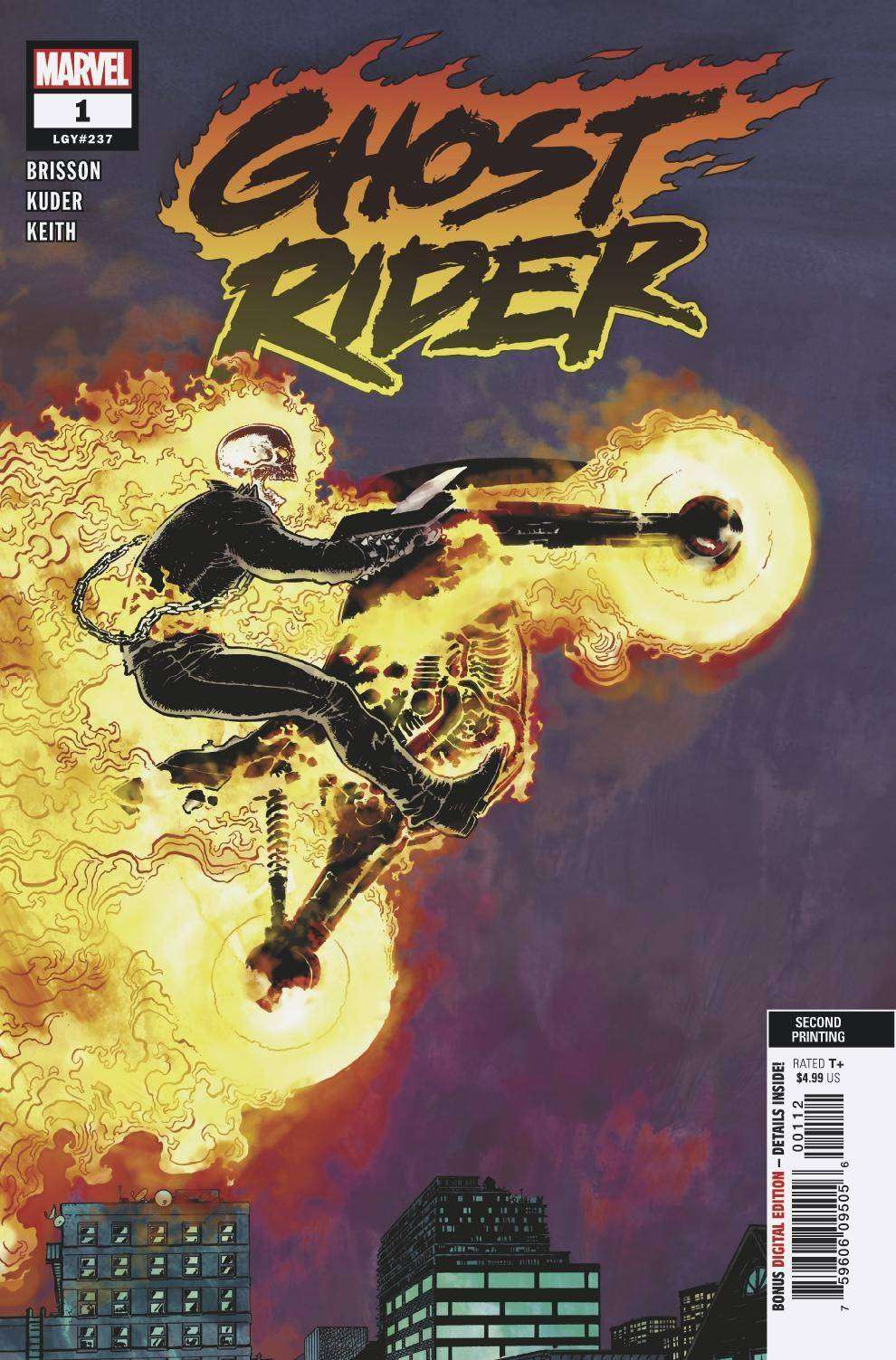 GHOST RIDER #1 2ND PTG KUDER VARIANT