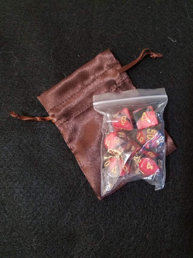 Nested Egg Gaming Lava Dice Set with Bag (7 CT)