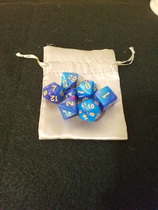 Nested Egg Gaming Anime Dice Set with Bag (7 CT)